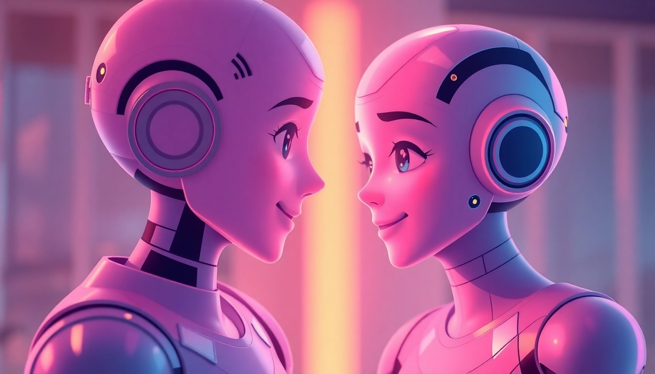 Engage in an authentic Ai girlfriend chat with a friendly, supportive AI avatar in a colorful, welcoming interface.