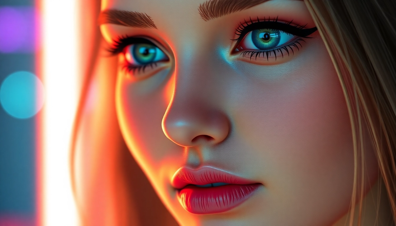 AI girlfriend engaging in a private chat on a sleek screen, highlighting modern digital companionship features.